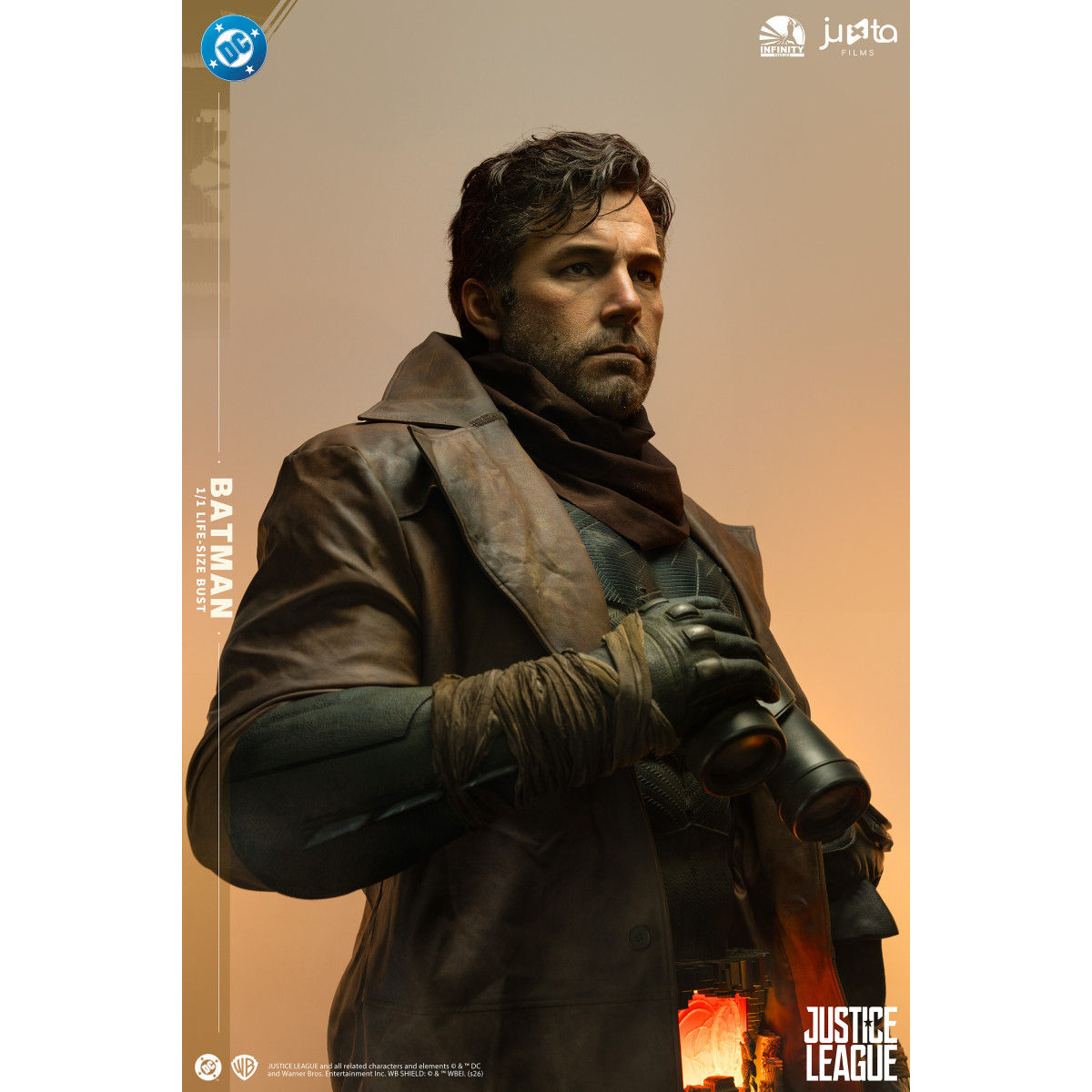 Infinity Studio × Juxta Films - "Zack Snyder's Justice League" Batman da incubo 1/1 in mezza scala