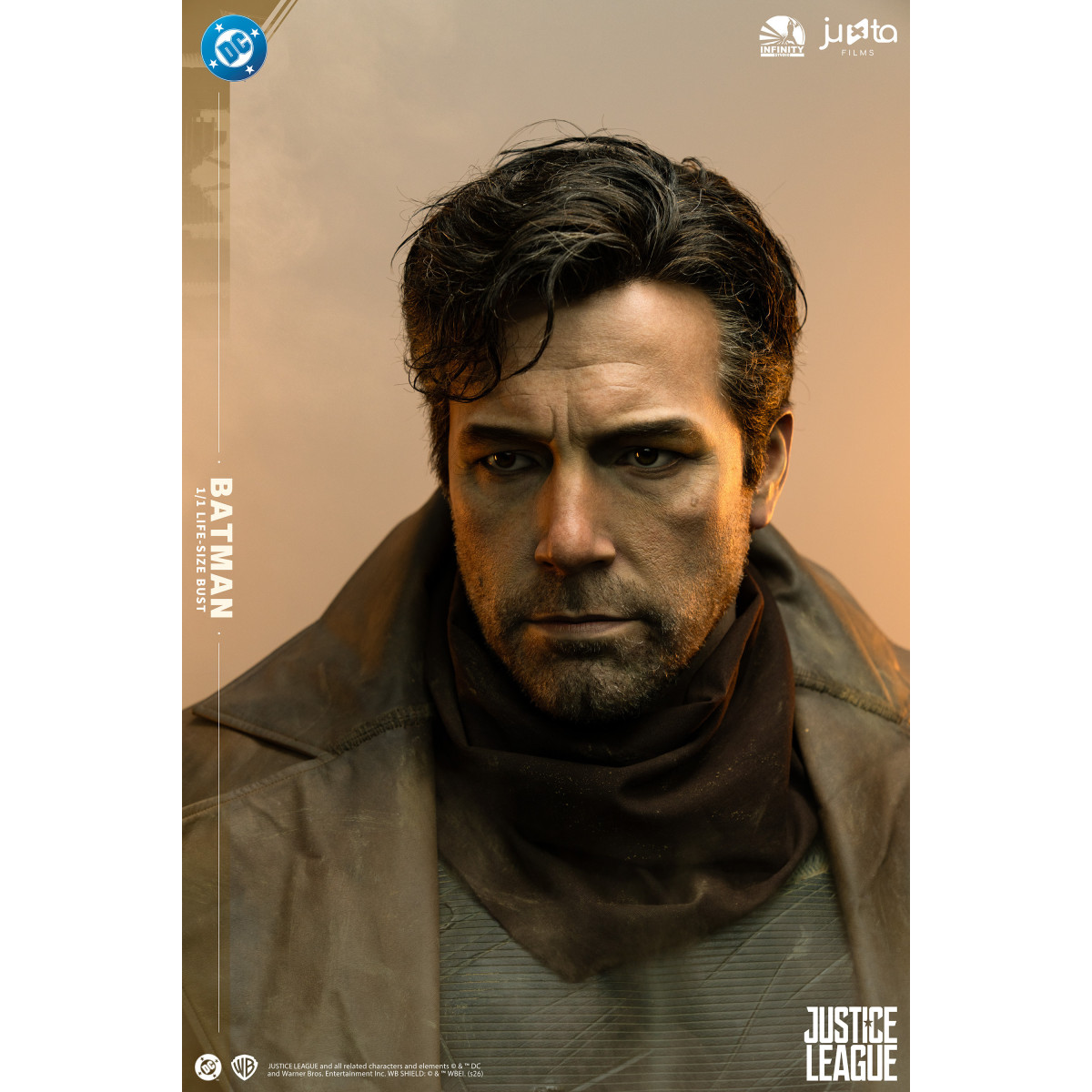 Infinity Studio × Juxta Films - "Zack Snyder's Justice League" Batman da incubo 1/1 in mezza scala