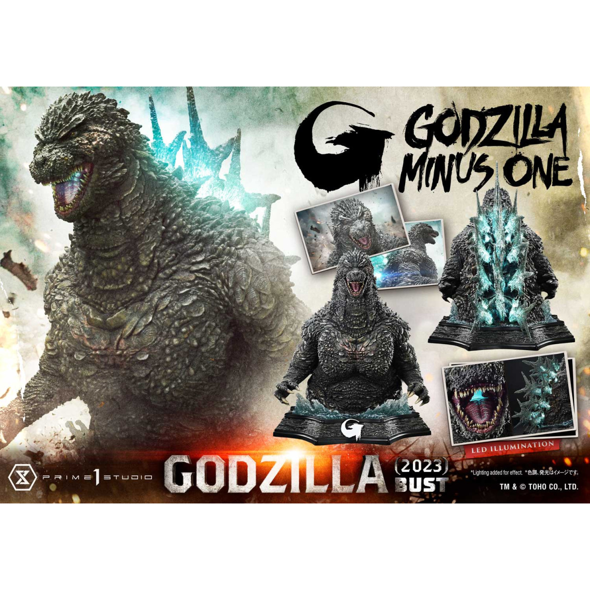 Prime 1 Studio - Bust Godzilla - Godzilla Minus One (2023) Bonus Version