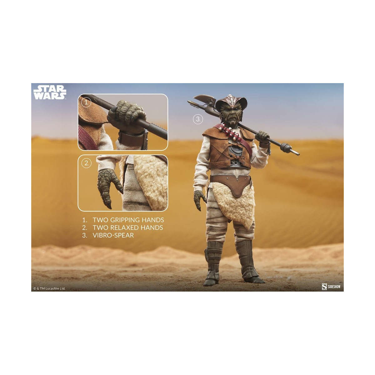 Sideshow Star Wars - Wooof 1/6 Feccia e malvagità - Il ritorno dello Jedi