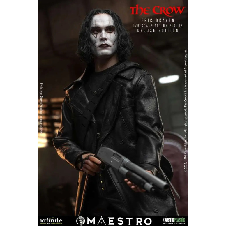 Infinite Statue X Kaustic Plastik - Maestro - Eric Draven Figura d'azione di lusso edizione Deluxe 1/6 - Il corvo