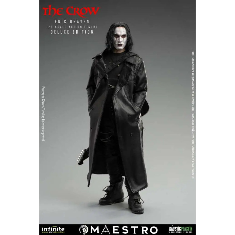 Infinite Statue X Kaustic Plastik - Maestro - Eric Draven Figura d'azione di lusso edizione Deluxe 1/6 - Il corvo