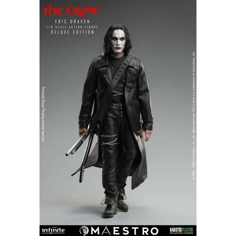 Infinite Statue X Kaustic Plastik - Maestro - Eric Draven Figura d'azione di lusso edizione Deluxe 1/6 - Il corvo