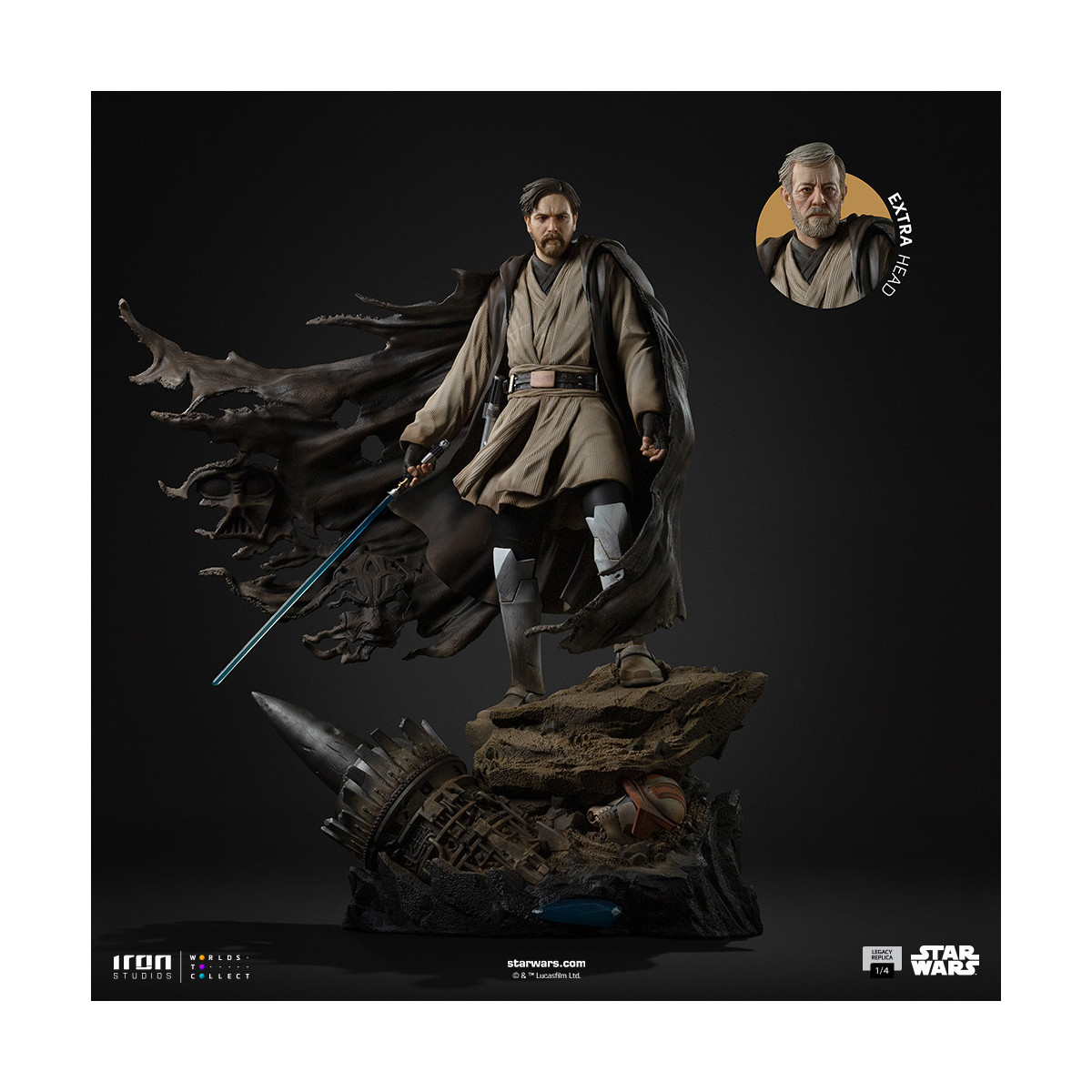 Iron Studios Star Wars - Obi-Wan Kenobi Legacy Replica 1/4 Signature
