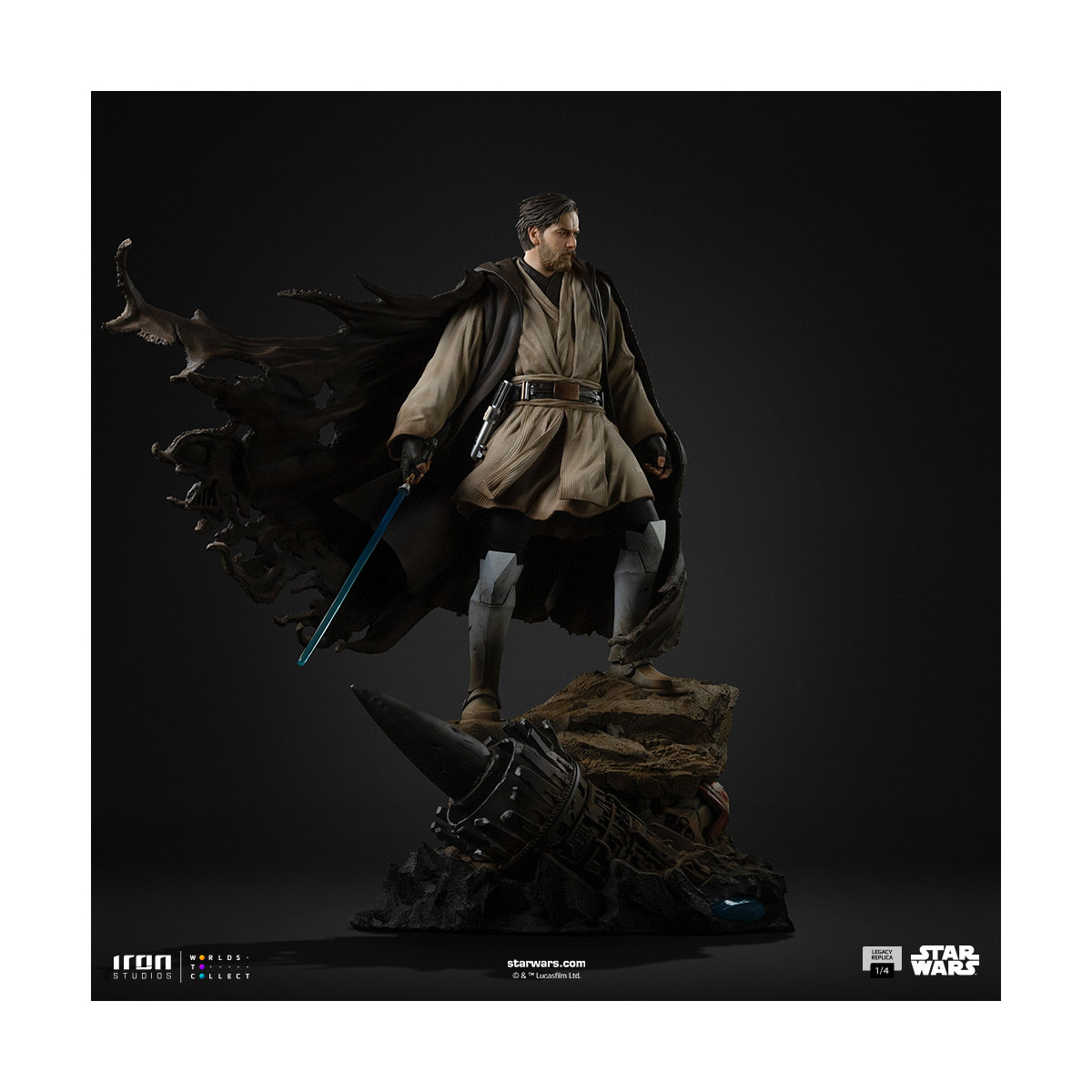 Iron Studios Star Wars - Obi-Wan Kenobi Legacy Replica 1/4 Signature