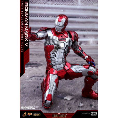 Hot Toys Iron Man Mark V Movie Masterpiece Diecast 1/6