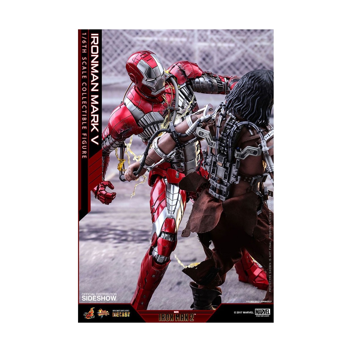 Hot Toys Iron Man Mark V Movie Masterpiece Diecast 1/6