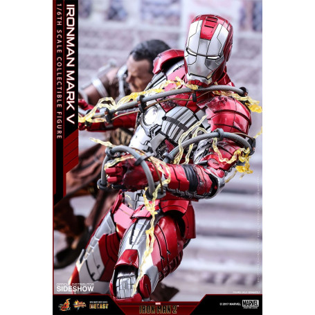 Hot Toys Iron Man Mark V Movie Masterpiece Diecast 1/6
