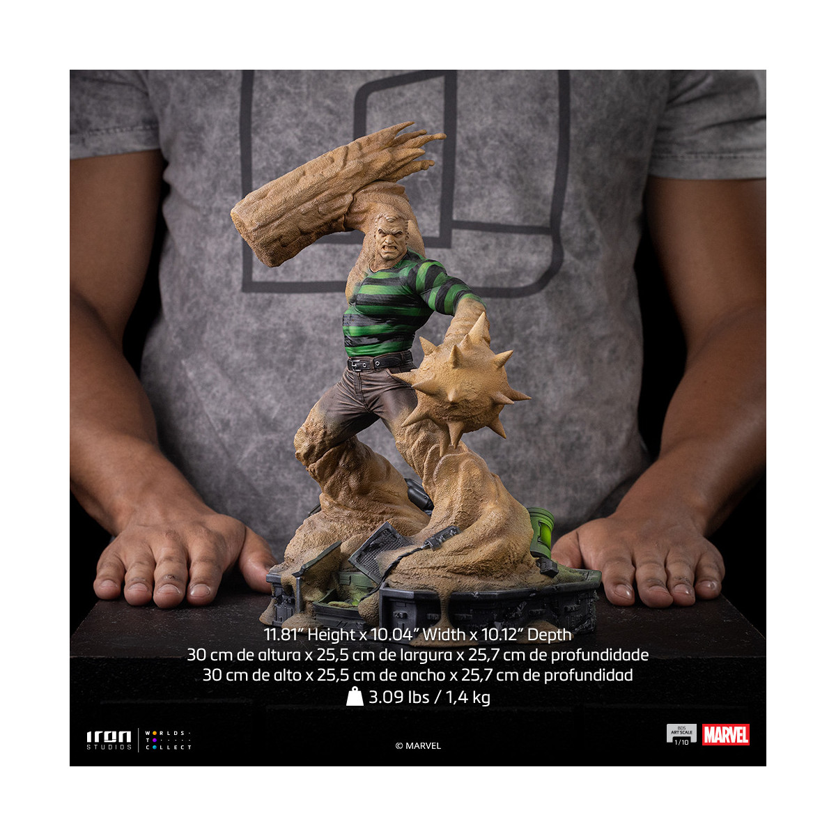 Iron Studios Marvel Comics - Spider-Man Vs Villains - Sandman BDS Art Scale 1/10