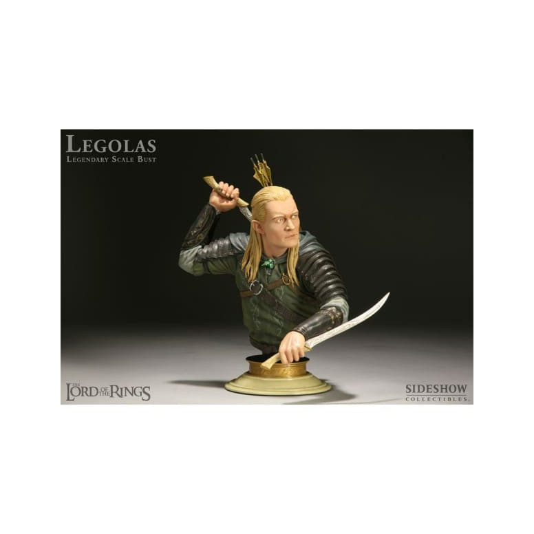 Sideshow - Il Signore degli Anelli - Busto LEGOLAS in scala leggendaria 1/2 - Occasione