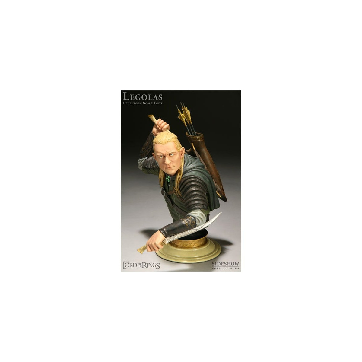 Sideshow - Il Signore degli Anelli - Busto LEGOLAS in scala leggendaria 1/2 - Occasione