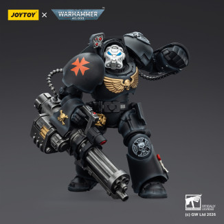 JoyToy Space Marines - Black Templars - Terminator 3 con Power Fist e Cannone d'Assalto 1/18 - Warhammer 40K