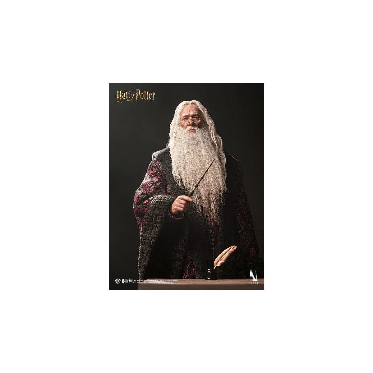 INART - Figura da collezione di Albus Silente in versione Premium in scala 1/6 - Harry Potter e la Camera dei Segreti