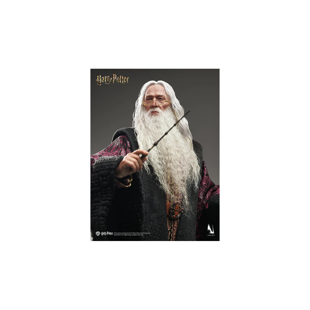 INART - Figura da collezione di Albus Silente in versione Premium in scala 1/6 - Harry Potter e la Camera dei Segreti