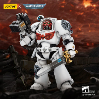 JoyToy Space Marines - White Scars - Terminator 1 con Power Sword e Storm Bolter 1/18 - Warhammer 40k