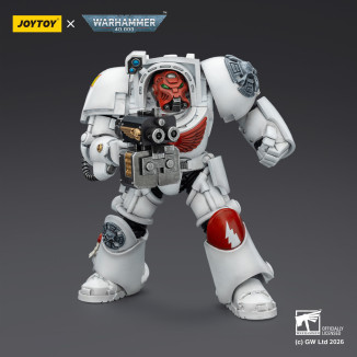 JoyToy Space Marines - White Scars - Terminator 2 con Power Fist e Storm Bolter 1/18 - Warhammer 40k