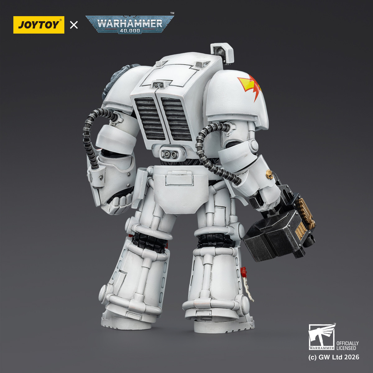 JoyToy Space Marines - White Scars - Terminator 2 con Power Fist e Storm Bolter 1/18 - Warhammer 40k