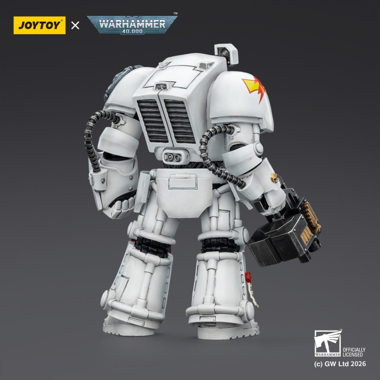JoyToy Space Marines - White Scars - Terminator 2 con Power Fist e Storm Bolter 1/18 - Warhammer 40k
