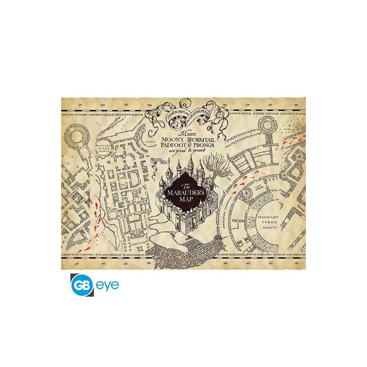 ABYstyle - HARRY POTTER Poster pergamena Mappa dei Predoni