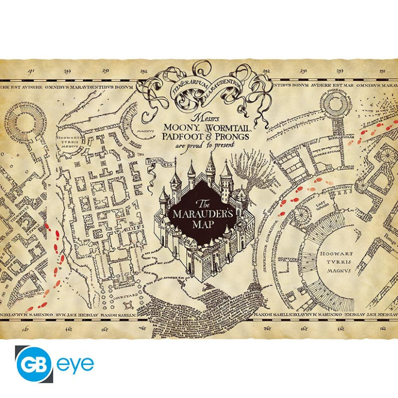 ABYstyle - HARRY POTTER Poster pergamena Mappa dei Predoni