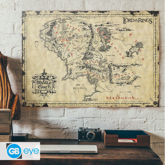 ABYstyle - Il Signore degli Anelli Poster pergamena Terra di Mezzo