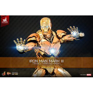 Hot Toys Marvel - Iron Man Mark III (Versione Oro e Oro Rame) Die Cast MMS 1/6 - Esclusiva Hot Toys