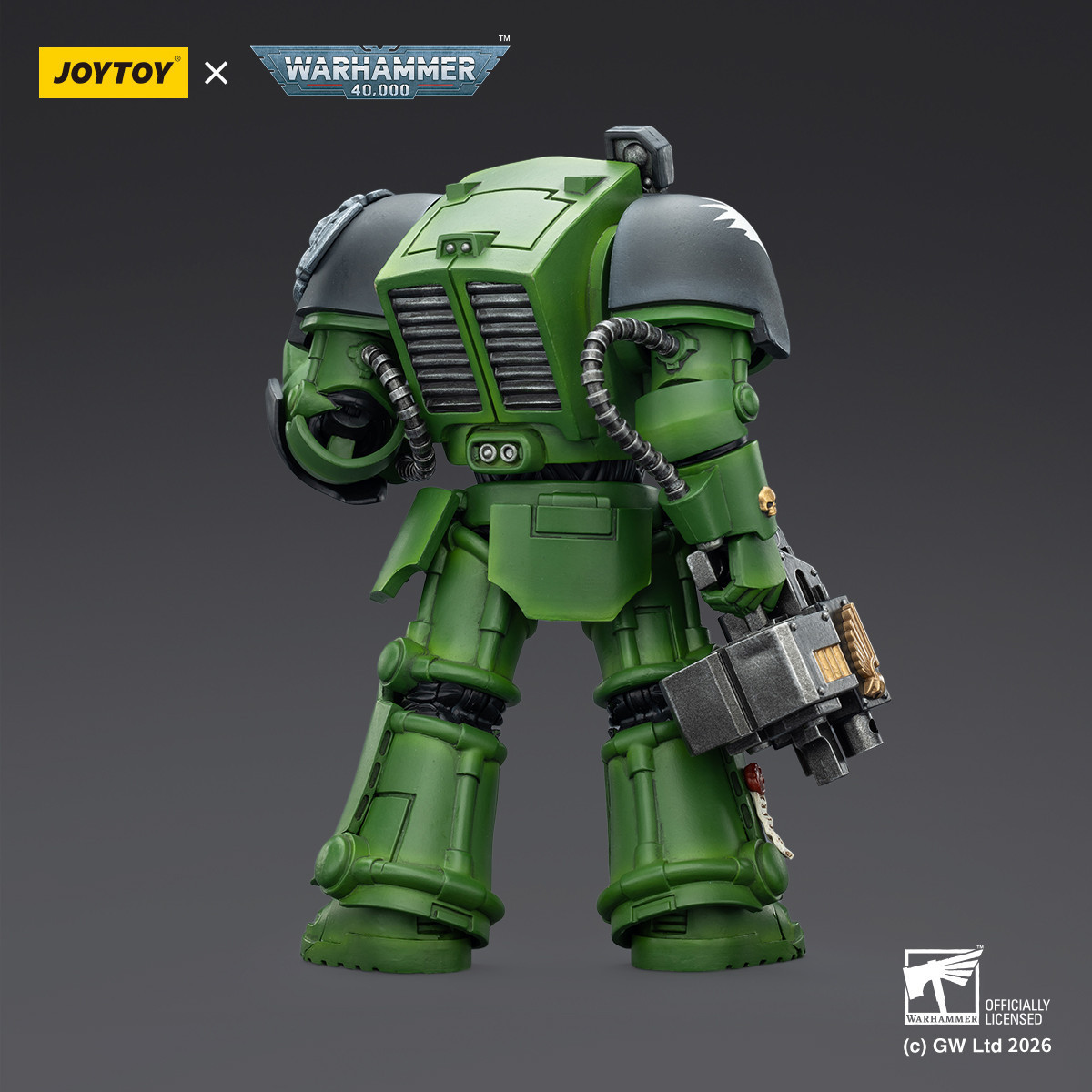 JoyToy Space Marines - Salamanders - Terminator 2 con Power Fist e Storm Bolter 1/18 - Warhammer 40k