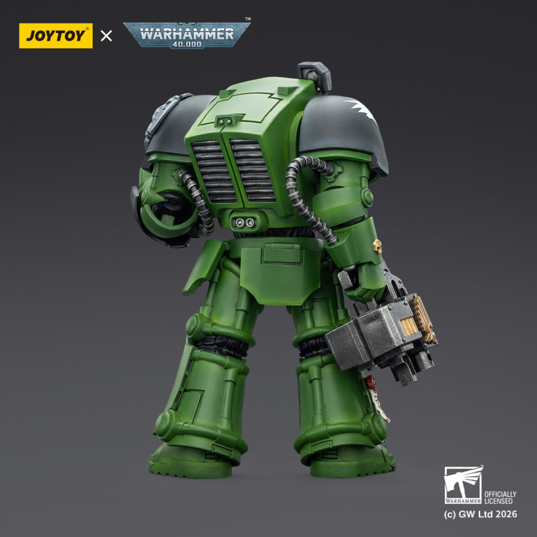 JoyToy Space Marines - Salamanders - Terminator 2 con Power Fist e Storm Bolter 1/18 - Warhammer 40k