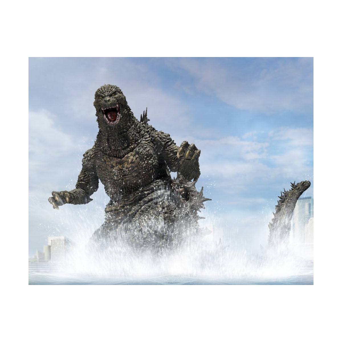 Bandai Tamashii - SH Monsterarts - Godzilla - Godzilla la corsa: grande scontro