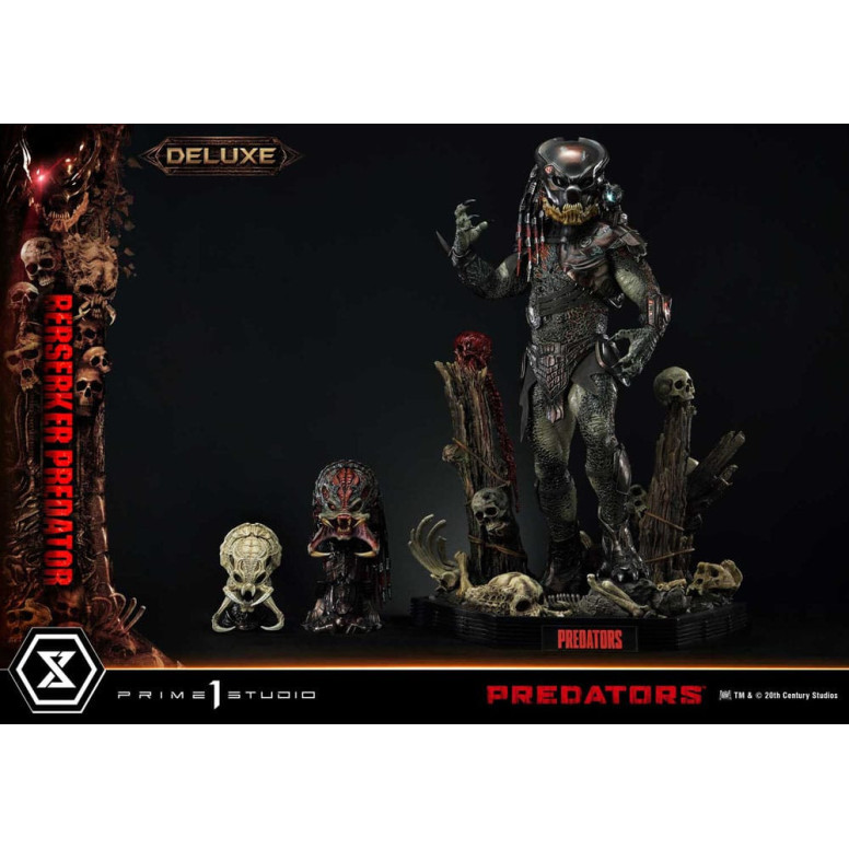 Prime 1 Studio - Predators - Berserker Predator Deluxe Versione Bonus Premium Masterline Serie 1/3