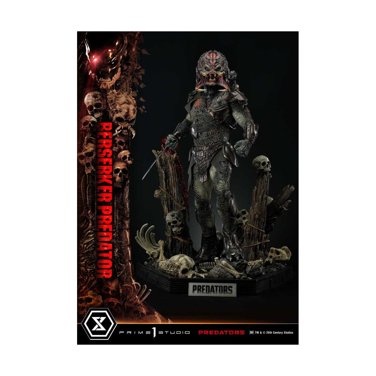 Prime 1 Studio - Predators - Berserker Predator Deluxe Versione Bonus Premium Masterline Serie 1/3