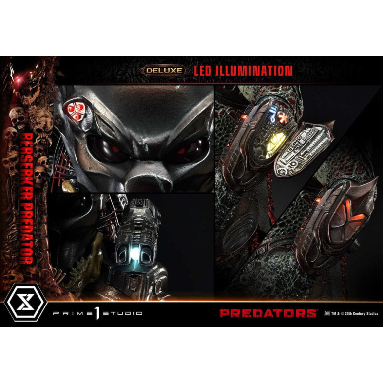 Prime 1 Studio - Predators - Berserker Predator Deluxe Versione Bonus Premium Masterline Serie 1/3