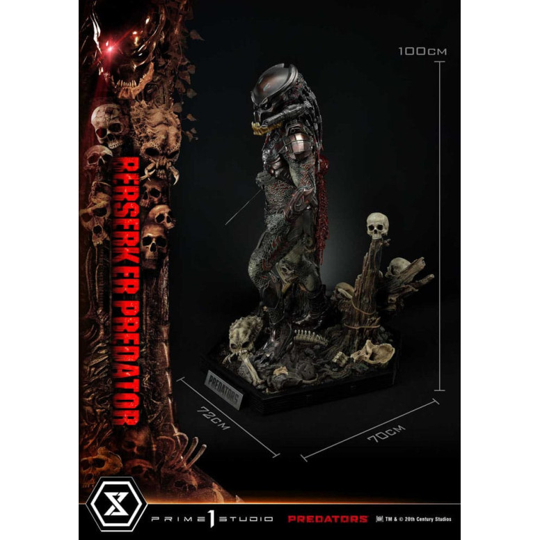 Prime 1 Studio - Predators - Berserker Predator Deluxe Versione Bonus Premium Masterline Serie 1/3