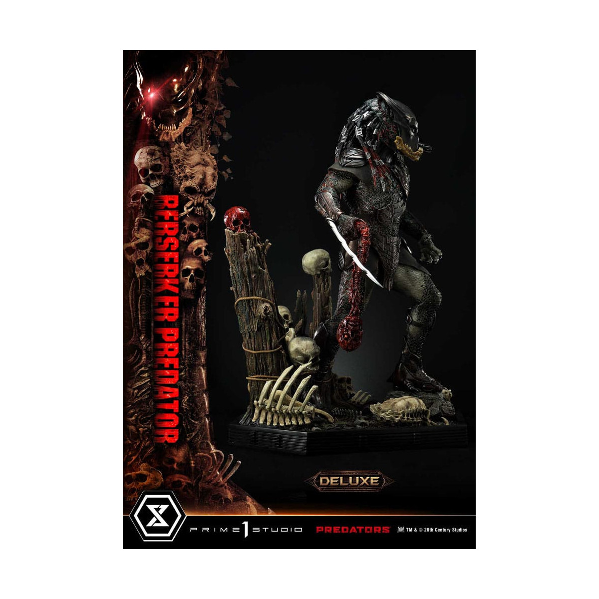 Prime 1 Studio - Predators - Berserker Predator Deluxe Versione Bonus Premium Masterline Serie 1/3