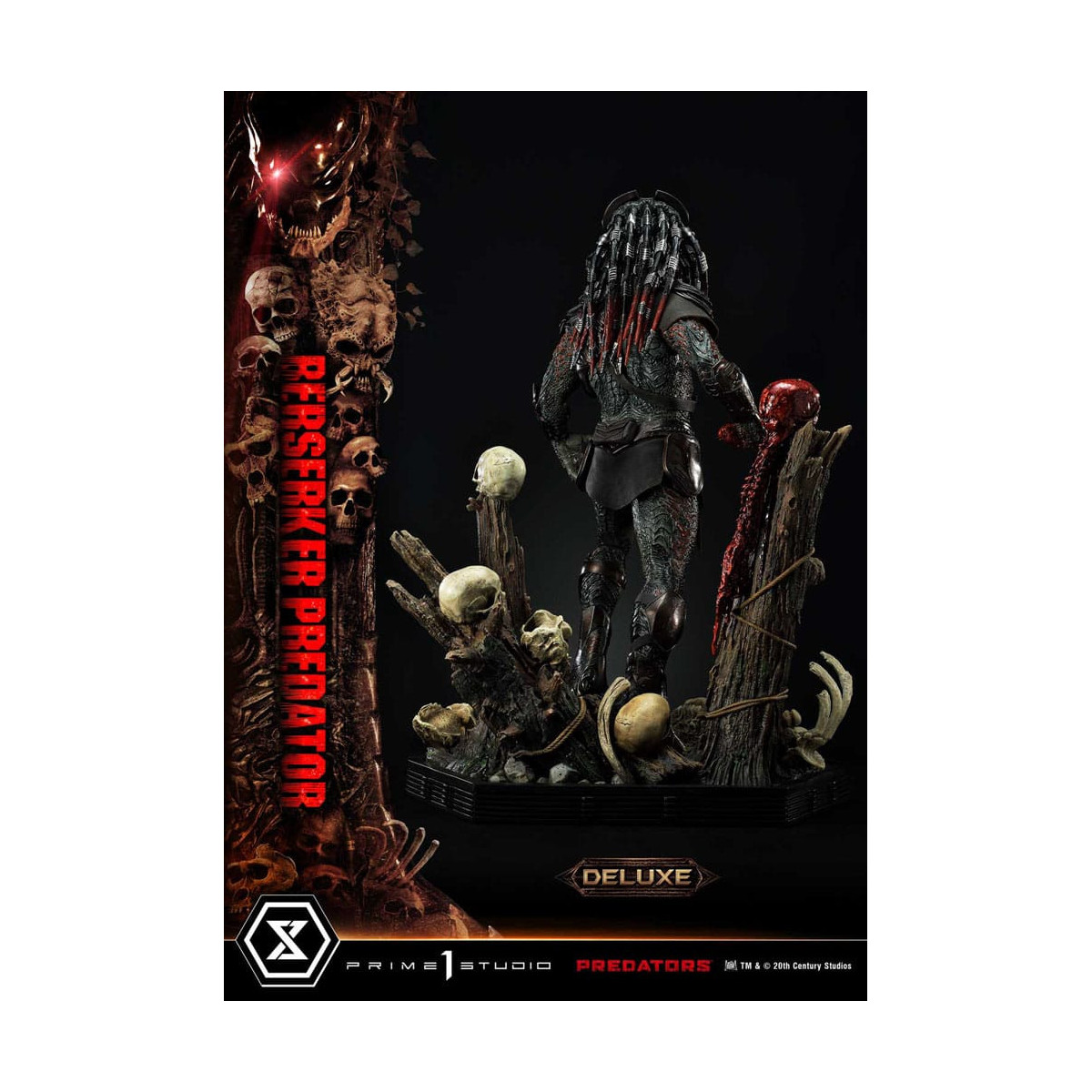 Prime 1 Studio - Predators - Berserker Predator Deluxe Versione Bonus Premium Masterline Serie 1/3