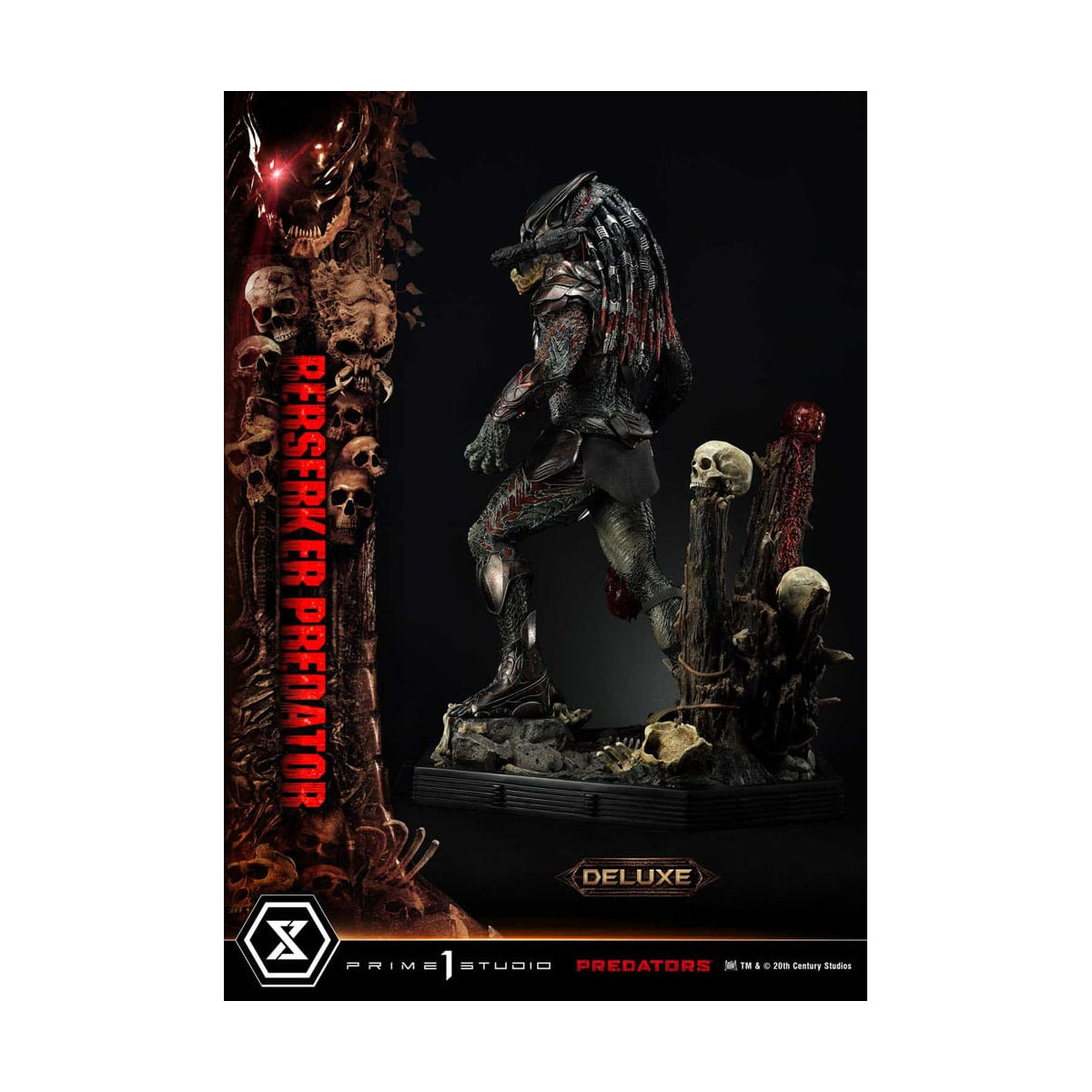 Prime 1 Studio - Predators - Berserker Predator Deluxe Versione Bonus Premium Masterline Serie 1/3