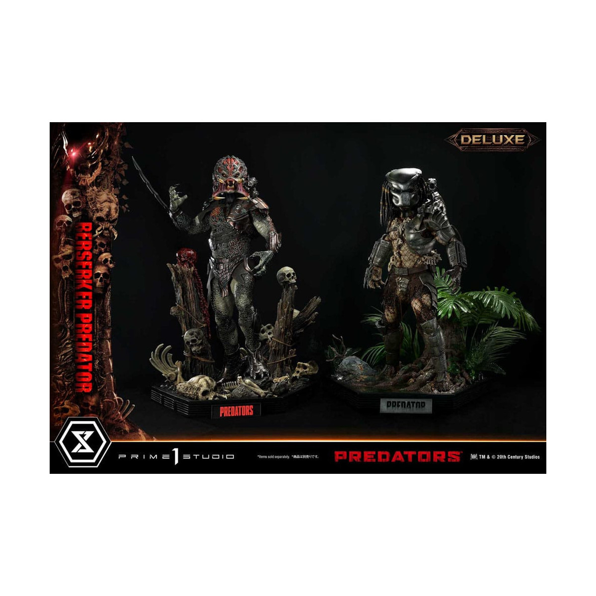 Prime 1 Studio - Predators - Berserker Predator Deluxe Versione Bonus Premium Masterline Serie 1/3