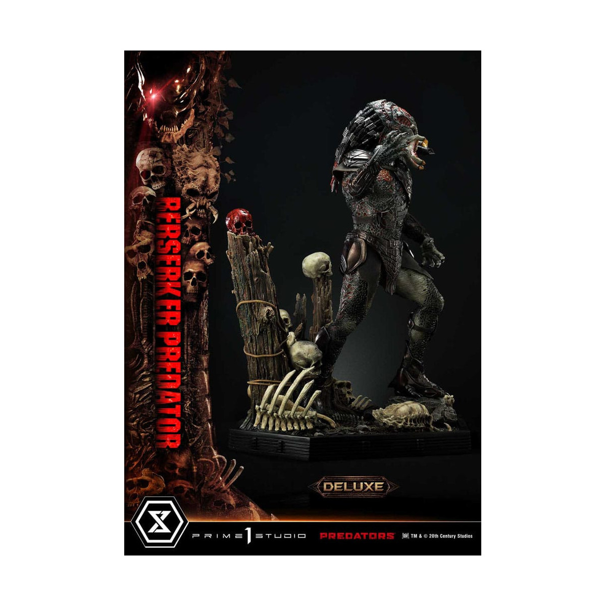 Prime 1 Studio - Predators - Berserker Predator Deluxe Versione Bonus Premium Masterline Serie 1/3