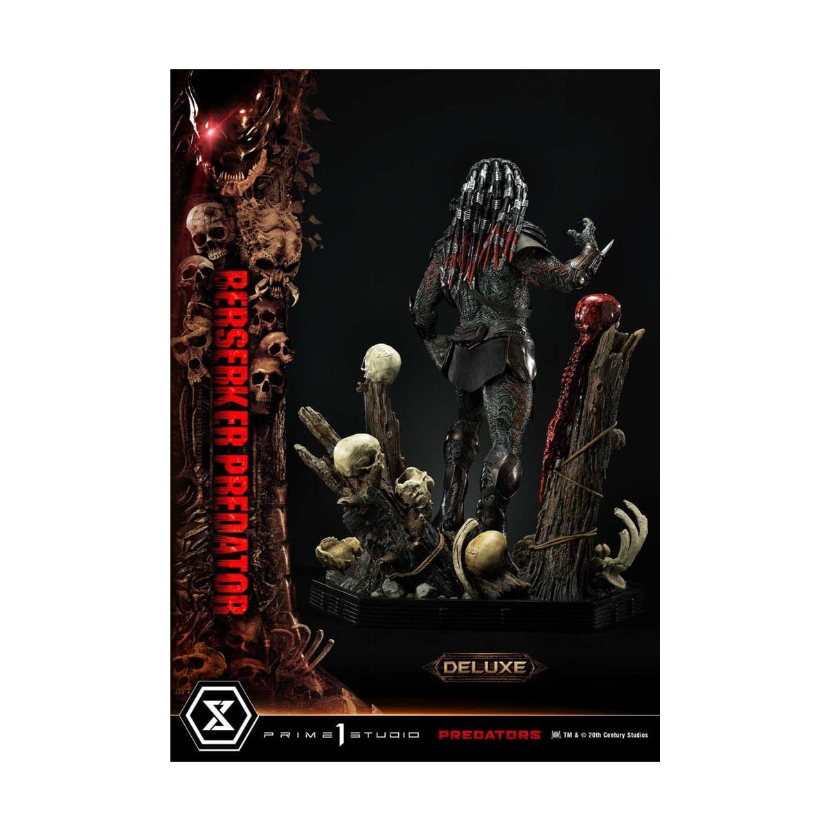 Prime 1 Studio - Predators - Berserker Predator Deluxe Versione Bonus Premium Masterline Serie 1/3