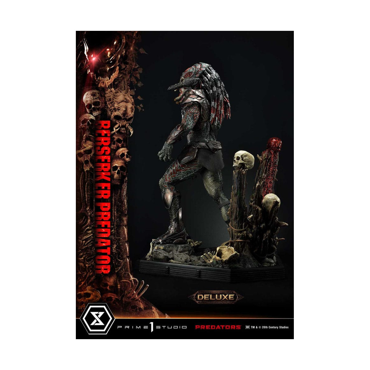 Prime 1 Studio - Predators - Berserker Predator Deluxe Versione Bonus Premium Masterline Serie 1/3