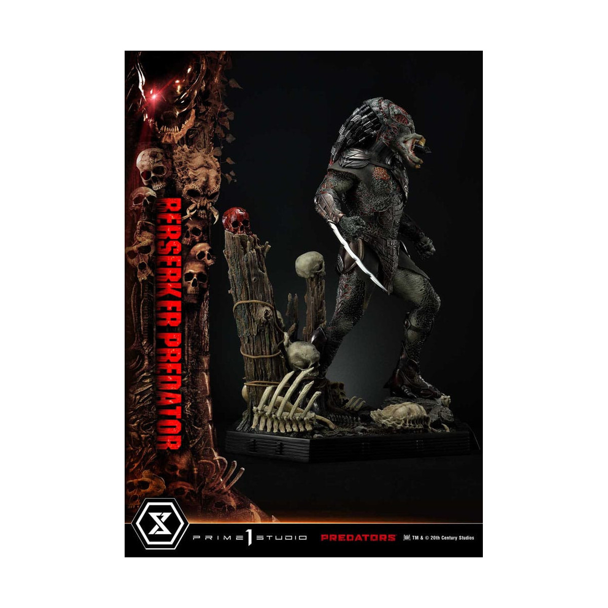 Prime 1 Studio - Predators - Berserker Predator Deluxe Versione Bonus Premium Masterline Serie 1/3