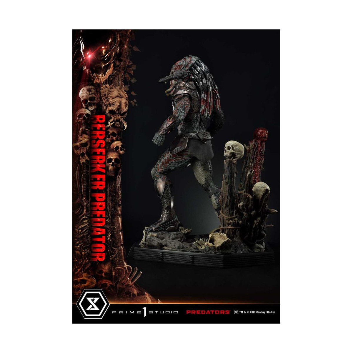 Prime 1 Studio - Predators - Berserker Predator Deluxe Versione Bonus Premium Masterline Serie 1/3