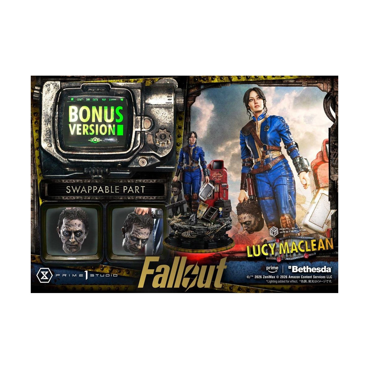 Prime 1 Studio - Fallout (Serie TV) - Lucy MacLean Versione bonus - Real Elite Masterline Series 1/4