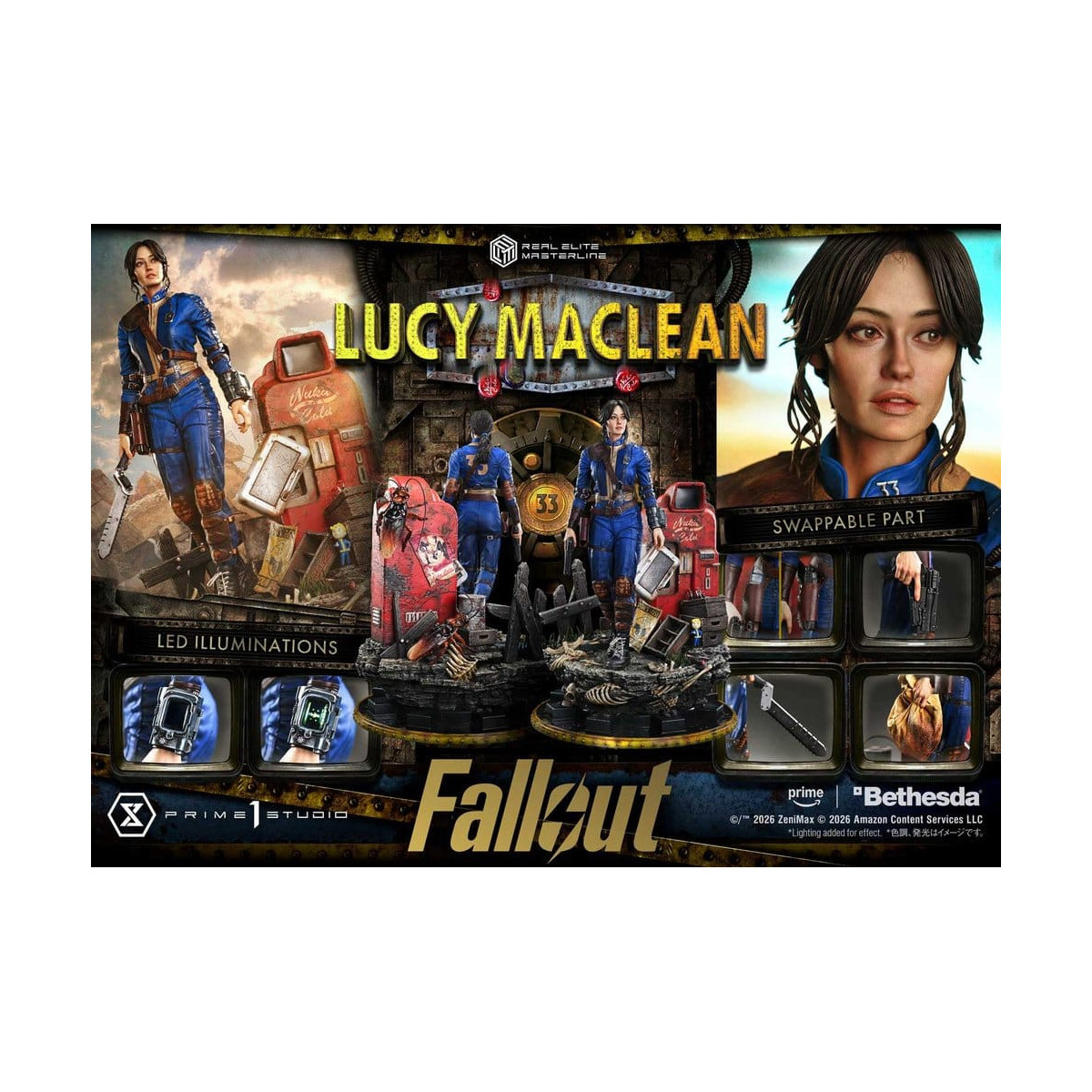 Prime 1 Studio - Fallout (Serie TV) - Lucy MacLean Versione bonus - Real Elite Masterline Series 1/4