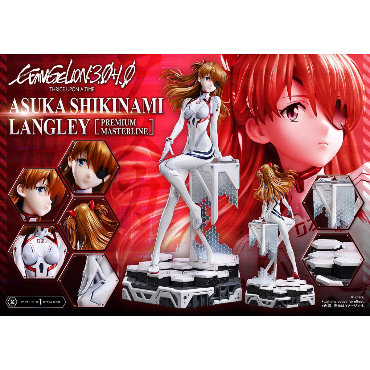 Prime 1 Studio Neon Genesis Evangelion: 3.0 + 1.0 - Asuka Shikinami Langley Bonus Ver. - Serie Premium Masterline 1/4