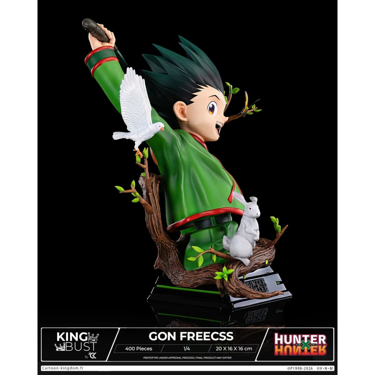 Cartoon Kingdom - Re Busto Gon Freecss 1/4 - Hunter × Hunter - Edizione Limitata