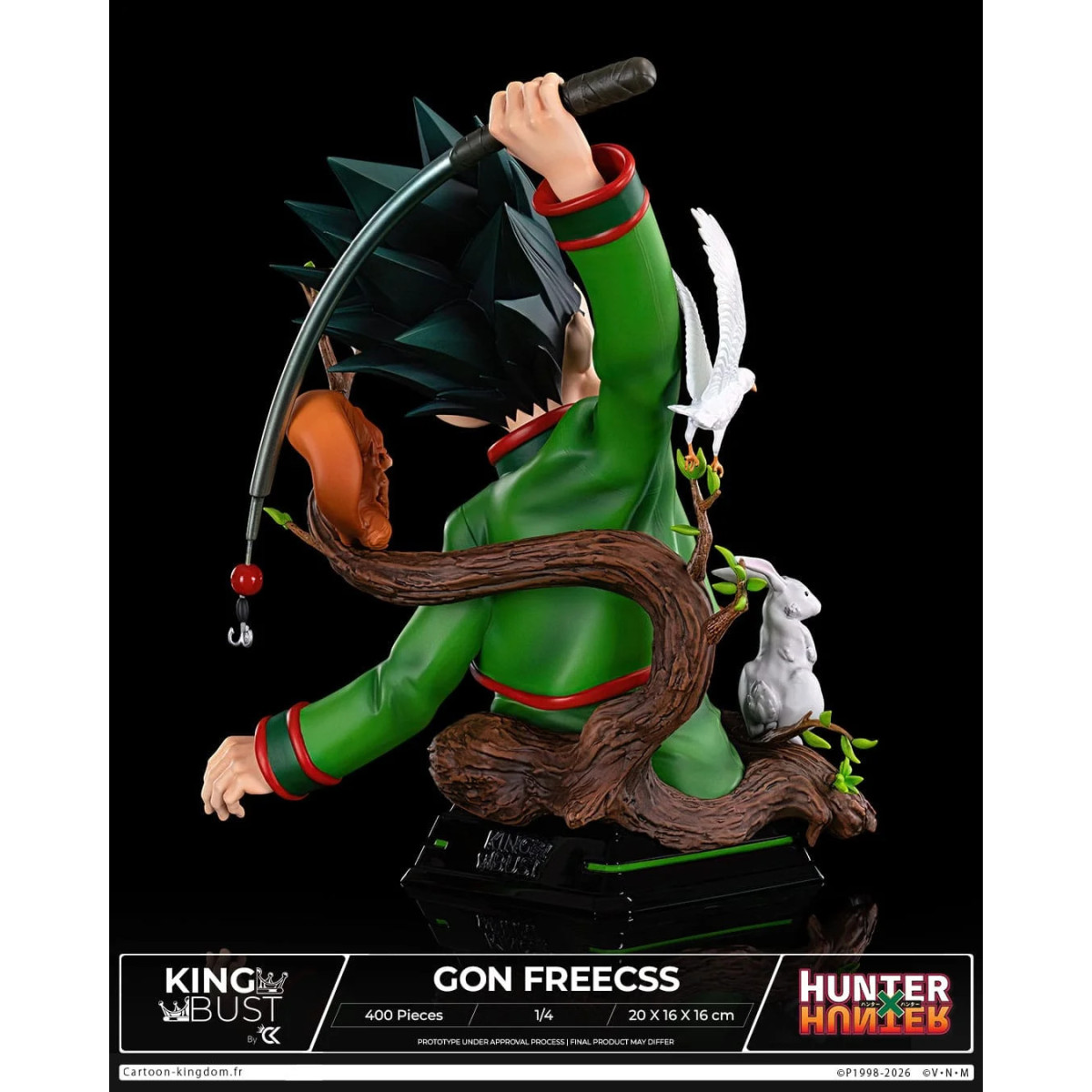 Cartoon Kingdom - Re Busto Gon Freecss 1/4 - Hunter × Hunter - Edizione Limitata