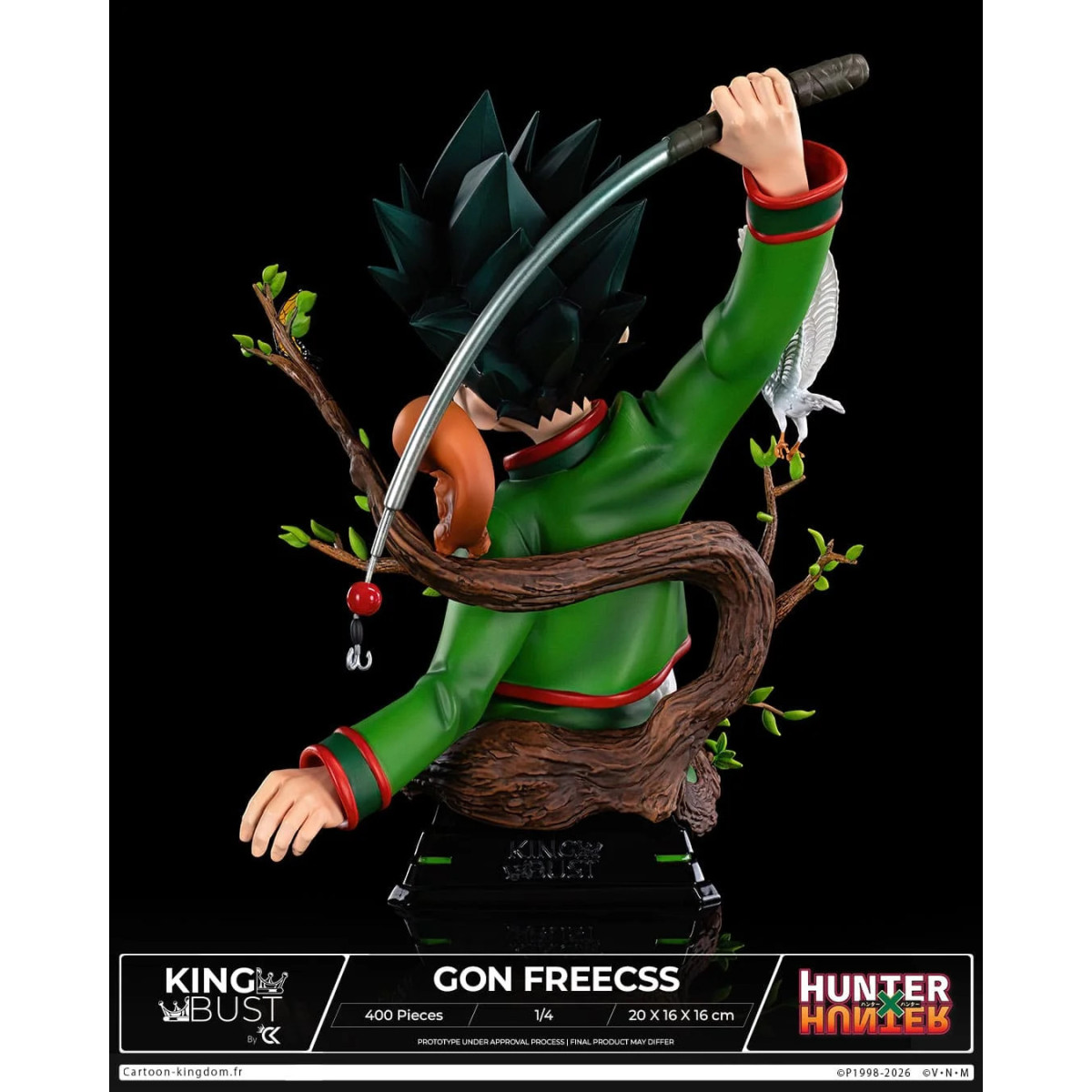Cartoon Kingdom - Re Busto Gon Freecss 1/4 - Hunter × Hunter - Edizione Limitata