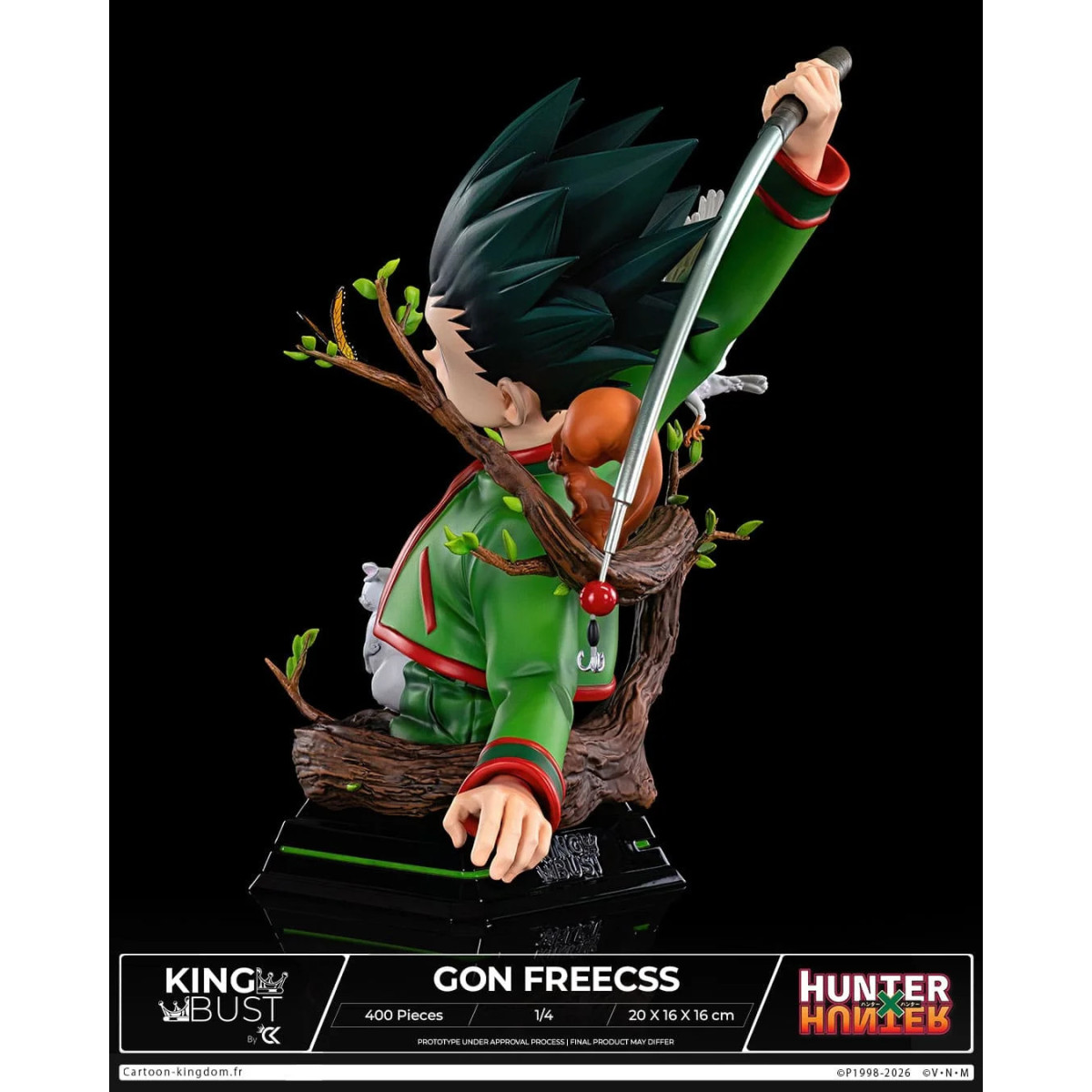 Cartoon Kingdom - Re Busto Gon Freecss 1/4 - Hunter × Hunter - Edizione Limitata