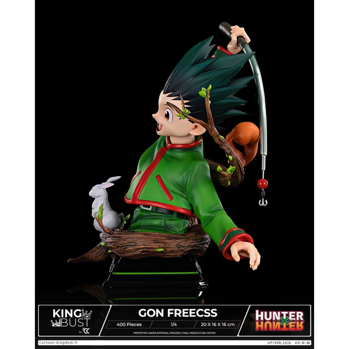 Cartoon Kingdom - Re Busto Gon Freecss 1/4 - Hunter × Hunter - Edizione Limitata